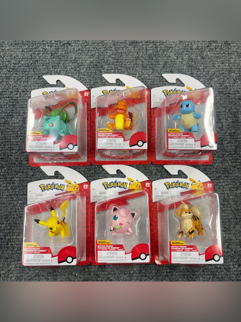 Pokémon Battle Figures All 6 Complete Set!